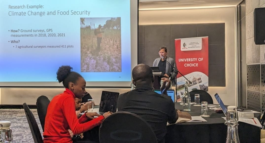 Prosper Adiku of Work Package 4 Attends a Short Course on Climate Change, Food Systems & Remote Sensing with a focus on Health Data Science
